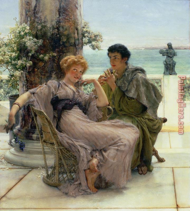 Sir Lawrence Alma-Tadema The Proposal